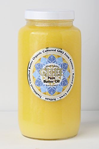 Mama Sattva Cultured Ghee - Certified Organic & Pasture-Raised (32 oz)