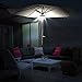 Baner Garden TD18 Patio Umbrella Light,Cordless 20 LED Night Lights,Umbrella Pole Light for Patio Umbrella or Outdoor Use (Black)