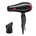 1875W Professional Salon Hair Dryer Negative Ionic Blow Dryer, 2 Speed 3 Heat Settings Cool Button with AC Motor, Concentrator Nozzle and Filter, Black