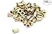 iExcell,100 Pcs M4 Thread Pitch 0.7mm Zinc Plated Carbon Steel Rivet Nut Flat Head Insert Nutsert