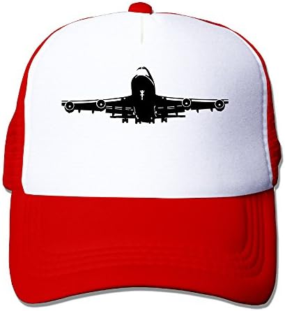 Boeing-747 Printed Hat Summer Mesh Cap With Adjustable Snapback Strap With 5 Colors