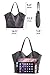 Mfeo Women's Canvas Large Capacity Tote Shoulder Work Bag Handbags Satchel Purse