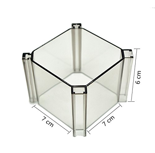 6-Piece Honeycomb Drawer Organizer, Household Partition Bee Style Underwear Socks Bras Ties Belts Scarves, Toy Doll Crafts Display Stand Can be Spliced Freely, Save Your Space! (Transparent gray) - Thumbnail 2