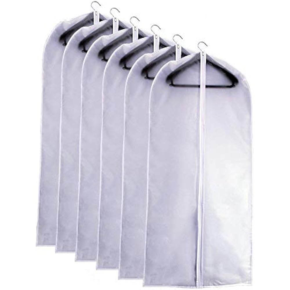 Garment Bag Clear Plastic Breathable Moth Proof Bags Cover For Long