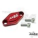 Billet ATV Parking Block Off PlateCompatible with Honda Red (6 color options)