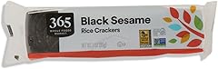 365 by Whole Foods Market Black Sesame Rice Crackers, 3 OZ