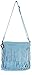 Big Handbag Shop Womens Suede Leather Tassle Fringe Shoulder Bag