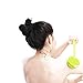 Apprize Ultra-Soft Silicone Back Scrubber Shower Bath Body Brush with a Long Handle, 100% BPA-Free, Hypoallergenic, Eco-Friendly, Green