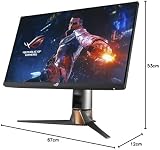 ASUS ROG Swift PG259QNR 24.5" FHD 360Hz G-SYNC NVIDIA Reflex Gaming Monitor view 10