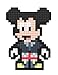 PDP Pixel Pals Kingdom Hearts Mickey Collectible Lighted Figure, 878-056-NA-MICK - Not Machine Specific