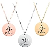 Archery Necklace, Personalized Archery Gifts for Women, Teens Custom Engraved Archery Pendant Name