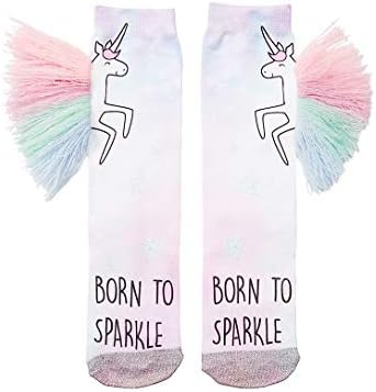 HalloCostume Child Unicorn Knee-High Socks, Popular Costume Accessories