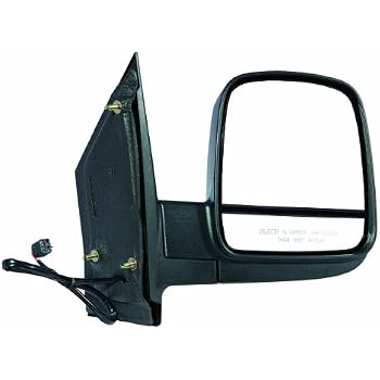 Power Exterior Mirror Glass - RH Passenger Side For Chevy Express & GMC Savana Vans