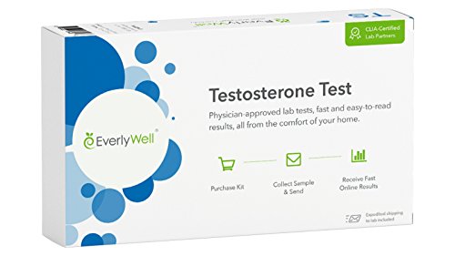 EverlyWell - At Home Testosterone Test - Make Sure You Are Producing Enough Testosterone For Your Age (Not available in MD,NY, NJ, RI)