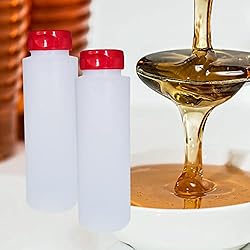 kelkaa 16oz HDPE Plastic Squeeze Bottles with Wide