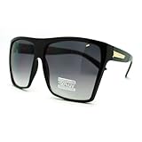 Super Oversized Sunglasses Unisex Flat Top Square Frame Fashion Wear