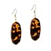 XOCARTIGE Dangle Earrings for Women Mottled Resin Acrylic Earrings Rhombus Drop Hook Earring for Girls