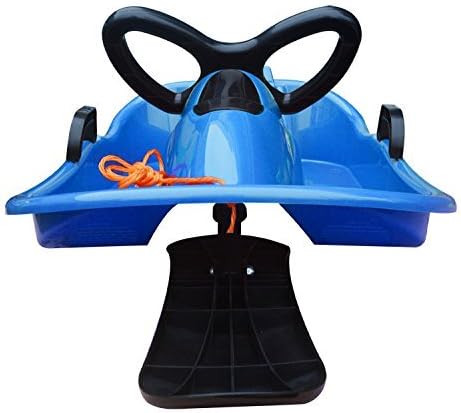 KingMys Snow Sledge Toboggan Sled Sprinter with Brakes for Kids