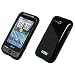 EMPIRE Black Poly Skin Case Cover for AT&T HTC Freestyle