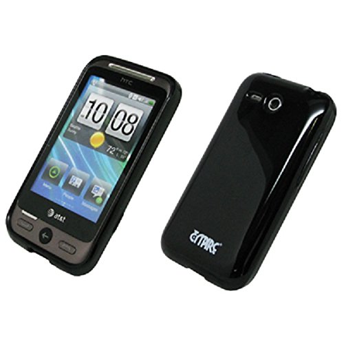 EMPIRE Black Poly Skin Case Cover for AT&T HTC Freestyle EMPIRE Black Poly Skin Case Cover for AT&T HTC Freestyle