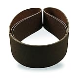 2 X 48 Inch 220 Grit Aluminum Oxide Metal Sanding Belts, 6 Pack