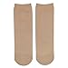 Fitu Women's 10 Pairs Pack Nylon Ankle Tights Hosiery Socks (Beige) One Size Beige
