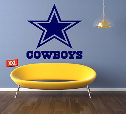 Dallas Cowboys sticker, Dallas Cowboys wall decal, Dallas Cowboys decal,Dallas Cowboys logo decal, NFL logo decal, Dallas Cowboys, Dallas Cowboys large decal pf28 (46" x 46")
