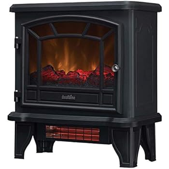 Duraflame Electric DFI-550-36 Infrared Quartz Fireplace Stove Heater, Black