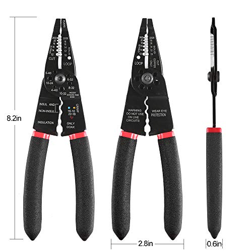 Solsop Multi-Tool Wire Stripper, Professional Wire Stripping Tool/Wire Cutter