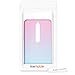 kwmobile Case Compatible with Nokia 6.1 (2018) - Case Transparent Gradient Phone Cover - Bicolor Dark Pink/Blue/Transparent
