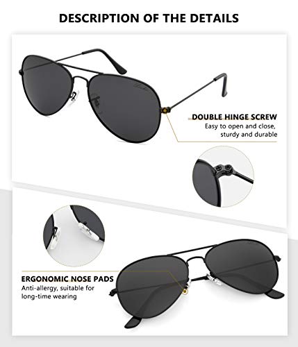 thumbnail image 2 of Buy Classic Aviator Sunglasses For Men & Women 2 of 14