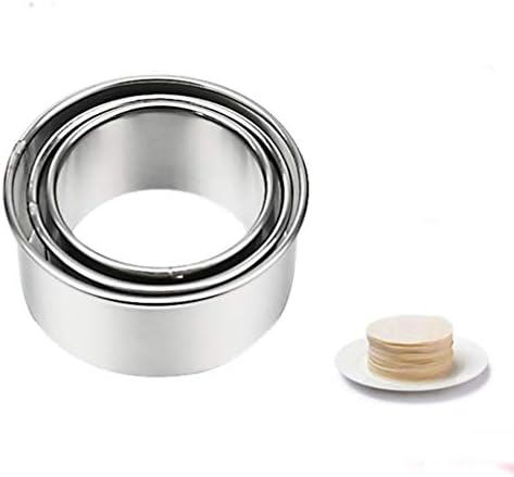 SHJNHAN 3pcs Stainless Steel Dumpling Maker Mold Dumpling Cutter Press Mould Pastry Tool (A)