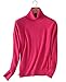 LongMing Women's Cashmere Blend Long Sleeve Warm Turtleneck Pullover Sweater