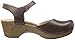 Dansko Women's Sam Flat Sandal, Teak Vintage Pull Up, 41 EU/10.5-11 M US