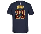 LeBron James Cleveland Cavaliers #23 NBA Youth Climalite Player T-Shirt Jersey Navy