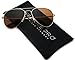 WearMe Pro - Polarized Metal Frame Pilot Style Aviator Sunglasses