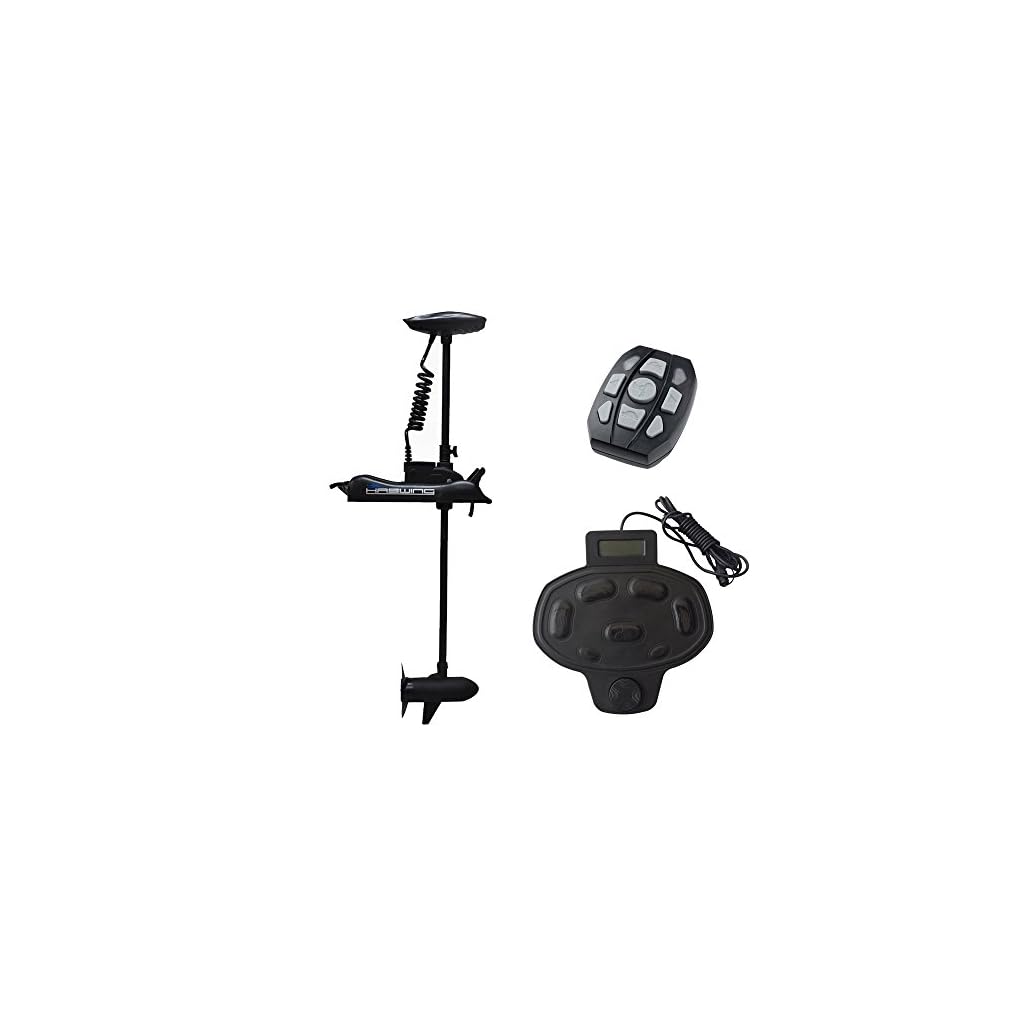 Aquos Haswing CaymanB Bow Mount Electric Trolling Motor 12V 55 Lbs