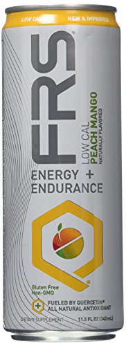 FRS Energy Low Calorie Nutrition Beverage, Peach and Mango, 11.5 Fluid Ounce (Pack of 12)