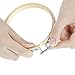 Caydo 6 Pieces 5 Inch Wooden Embroidery Hoops Bulk Wholesale Adjustable Bamboo Circle Cross Stitch Hoop Ring
