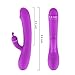 Rotating Rabbit Vibrator G Spot Dildo Vibrator for Women with 6 Strong 360° Rotating 7 Vibration Modes, PALOQUETH Waterproof Bunny Vibrator Purple Personal Clitoral Vibrator Sex Toys, 8.4