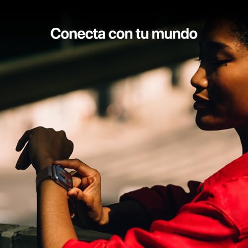 Watch Series 11 GPS+Cellular con Caja de Titanio en Color Pizarra de 46 mm y Pulsera Milanese Loop Color Pizarra-Talla M/L.Calidad del Sueño,monitores de entreno y Salud,Pantalla Siempre Activa