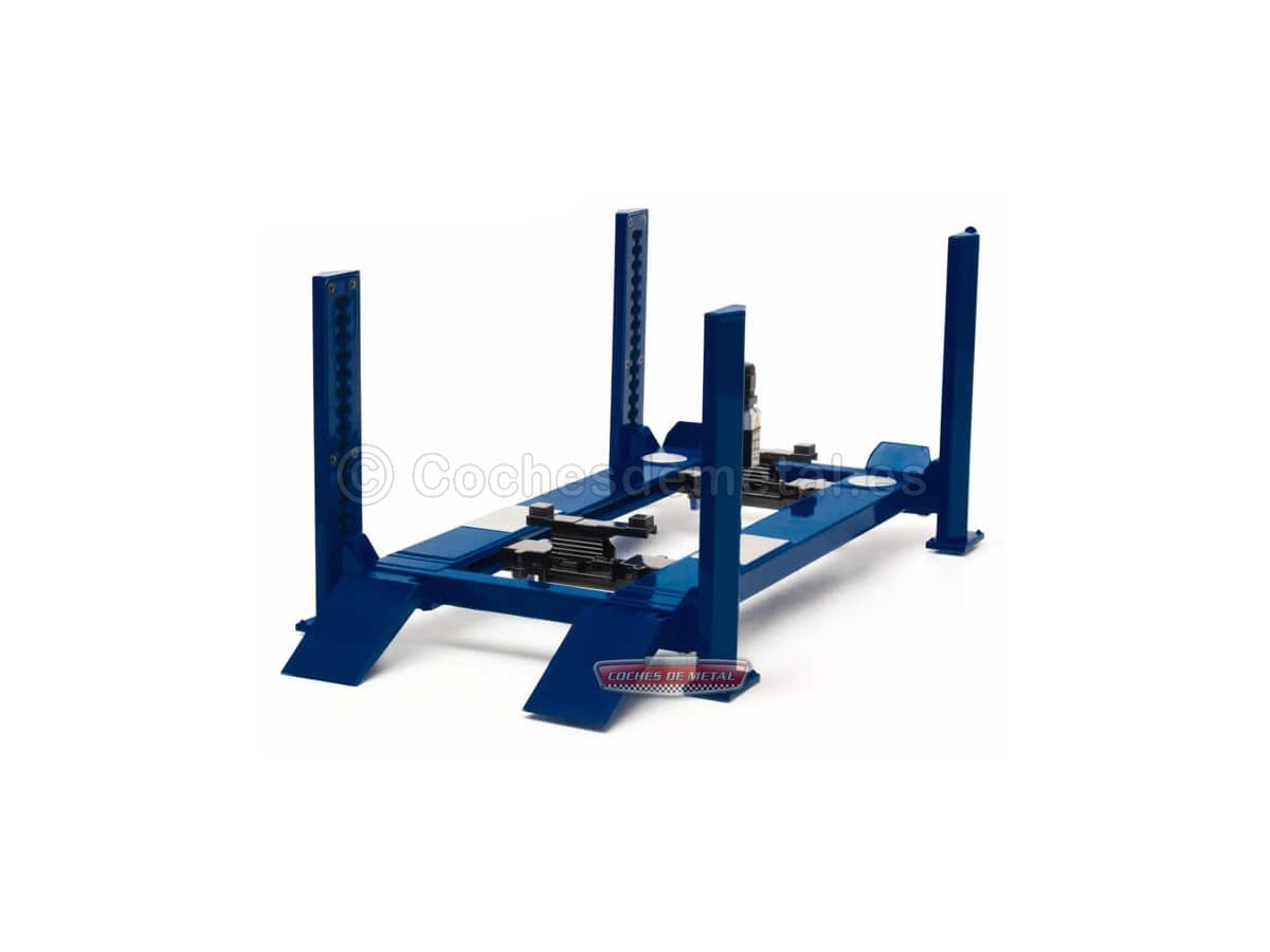 Greenlight Four-Post Lift (1:18 Scale), Blue