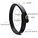CJMILADO Mens Genuine Leather Bracelet - Handmade Adjustable Leather Cuff Bracelet punk Style leather wrap Wristband for Men (A-Black)