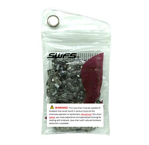 Reliable Replacement 20 Inch Full Chisel Chainsaw Chain D72 for Husqvarna 531300441, Poulan, Craftsman, Makita, Stihl and Others