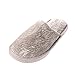 Jiyaru Mens Womens Solid Fuzzy Round Toe Soft Indoor Winter Warm Slippers