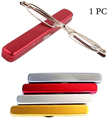 Interesting +1.0 Unisex Ultra Thin Mini Design Portable Spectacle Presbyopic Glasses/Reading Glasses (Color Random)