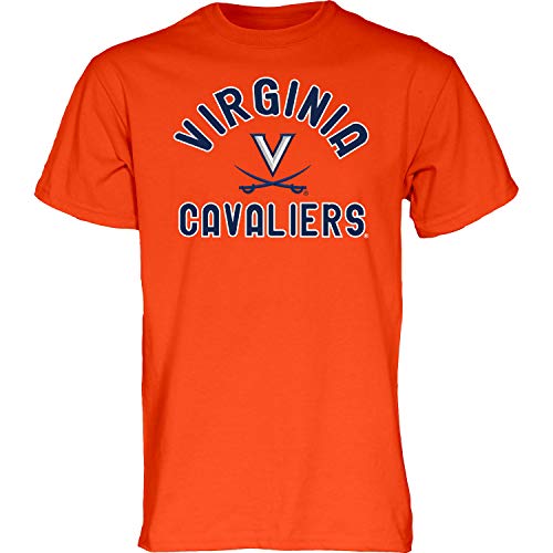 Blue 84 Mens T Shirt Line Up Secondary Color, Virginia Cavaliers Orange, Large