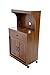 Home Source Industries Kevin Oak Microwave Cart, Light Walnut
