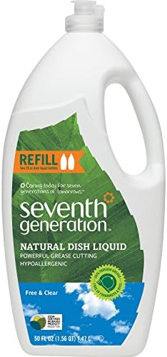 SEV22724 Natural Dishwashing Liquid, Neutral, 48oz, Bottle