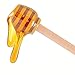 72 Pack Mini 3 Inch Wooden Honey Dipper Sticks, Honey Stirrer Honey Wand for Honey Jar Dispense Drizzle Honey and Wedding Party Favors